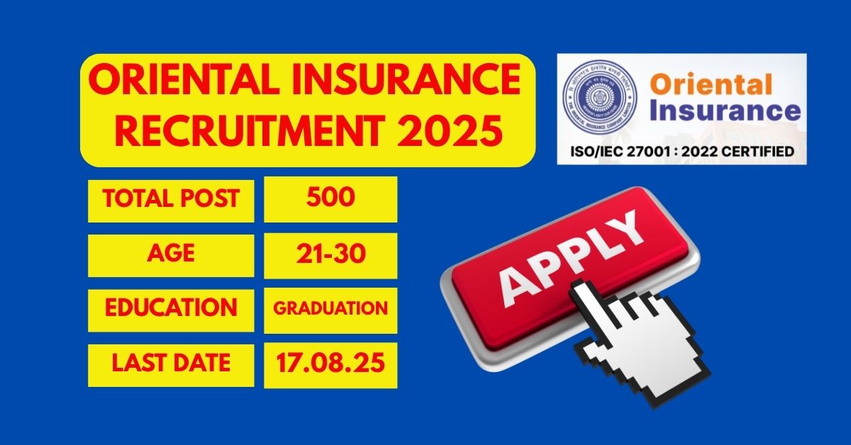 oriental insurance recruitment